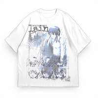 Lain Anime T-Shirt - Serial Experiments Casual Graphic Tee for Men and Women Round Neck Cotton Fabric Aesthetic Menswear Stre...