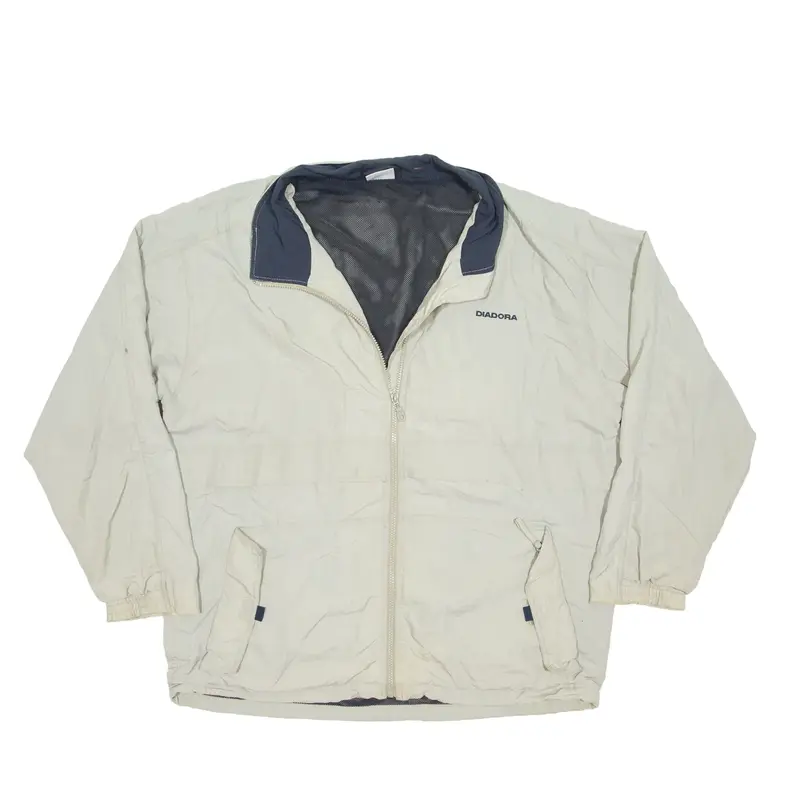 DIADORA Jacket Beige 90s Mens 2XL