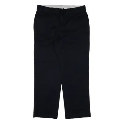DICKIES Workwear Mens Trousers Black Regular Straight W36 L30