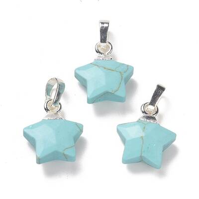 Synthetic Turquoise Charms