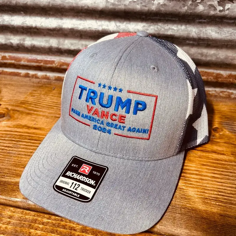 Trump Vance embroidered Trucker Hat