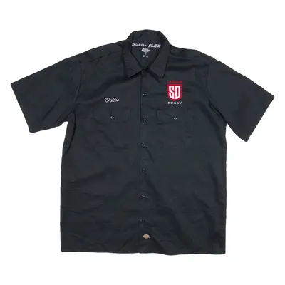 DICKIES Mens Worker Shirt Black L