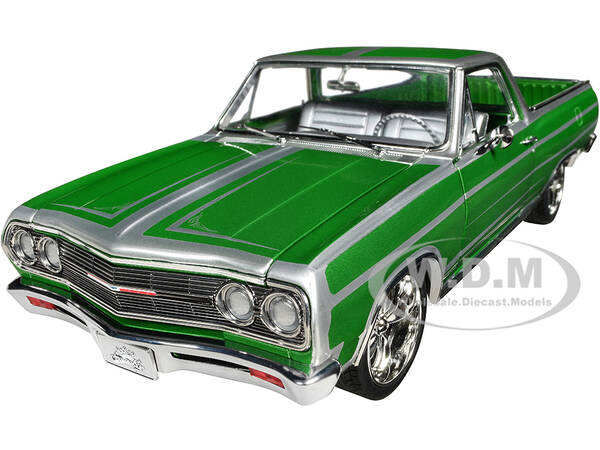 1965 Chevrolet El Camino Custom Calypso Green Metallic with Silver Graphics \