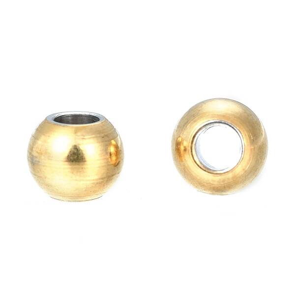 Ion Plating(IP) 202 Stainless Steel Rondelle Spacer Beads