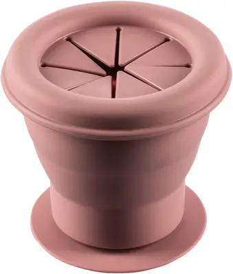 Zopa silicone bowl with suction cup antique pink