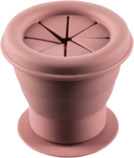 Zopa silicone bowl with suction cup antique pink
