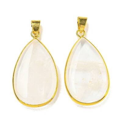 Natural Quartz Crystal Pendants