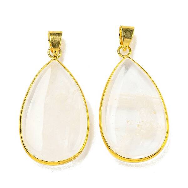 Natural Quartz Crystal Pendants