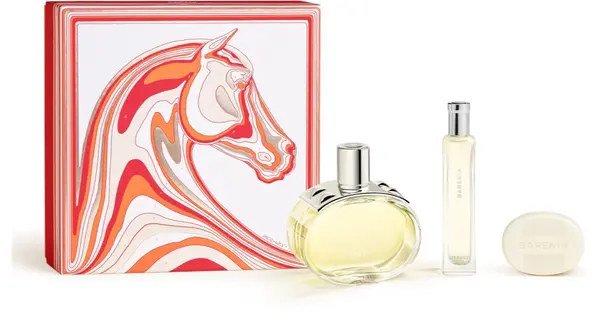 HERMÈS Barénia Eau de Parfum women's gift box Eau de Toilette 50 ml + Eau de Toilette 15 ml + perfumed soap 25 g