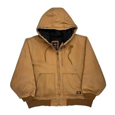 Dickies Jacket - 2XL Brown Cotton | Size: xx-large