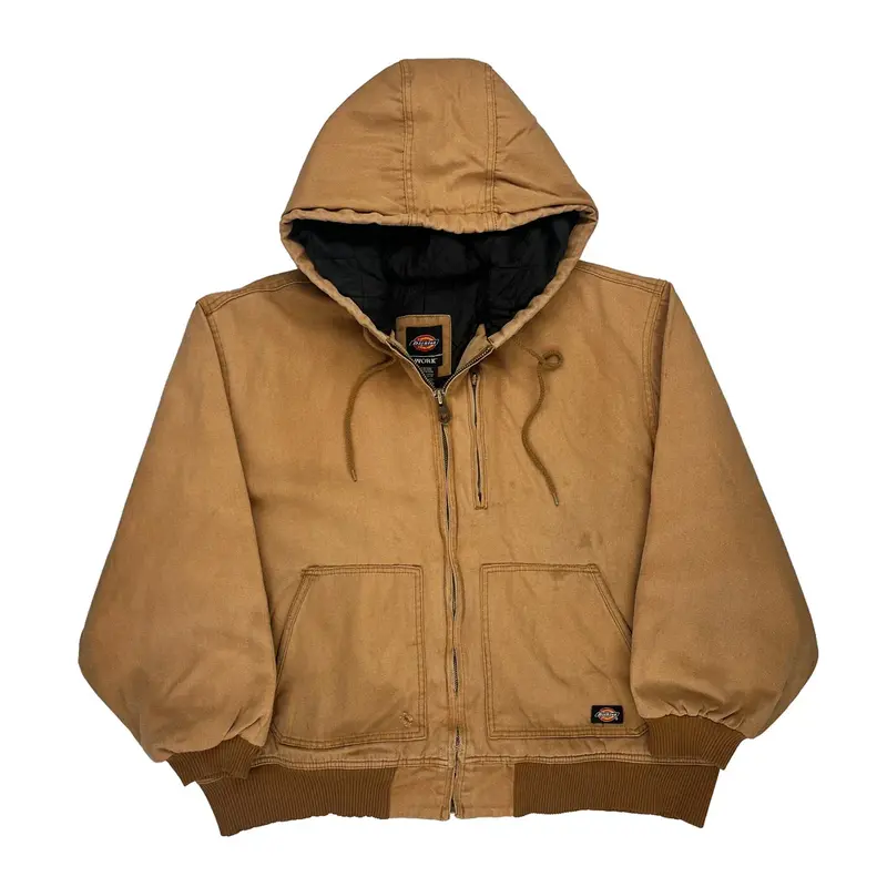Dickies Jacket - 2XL Brown Cotton | Size: xx-large