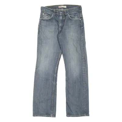 LEVI'S 506 Jeans Mens Blue Regular Straight Stone Wash W30 L32