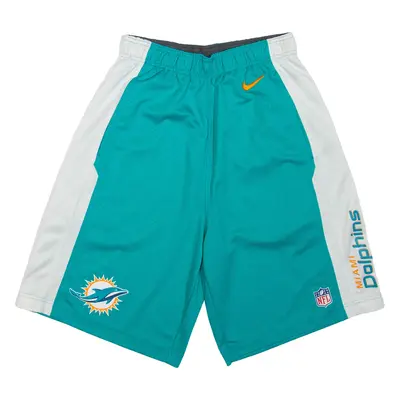 NIKE X NFL Miami Dolphins Mens Sports Shorts Blue S W26