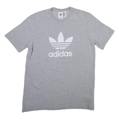 ADIDAS ORIGINALS Mens T-Shirt Grey M