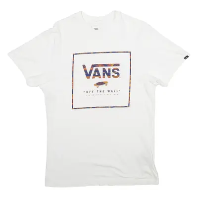 VANS Custom Fit Mens T-Shirt White M