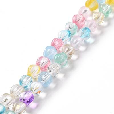 Transparent Glass Beads Strands