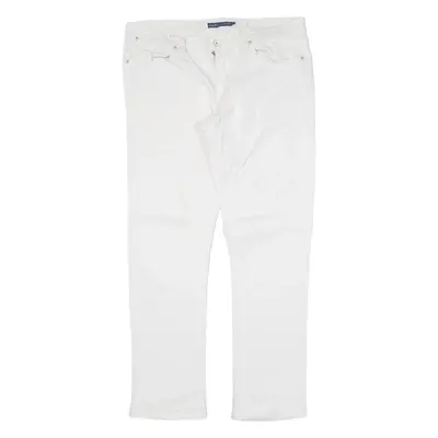 RALPH LAUREN Womens Trousers White Slim Skinny W31 L28