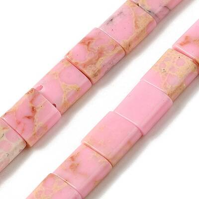 Synthetic Imperial Jasper Beads Strands