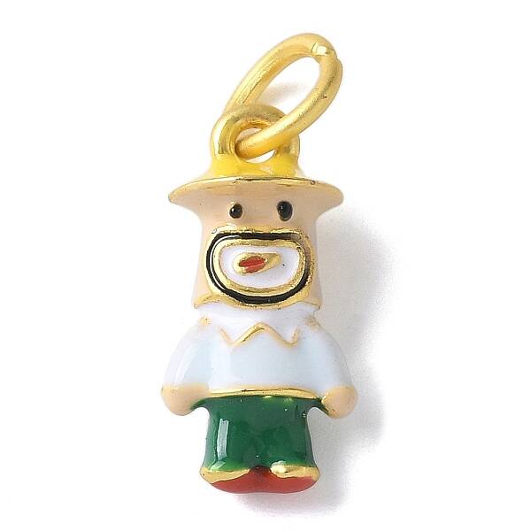 Brass Enamel Pendants