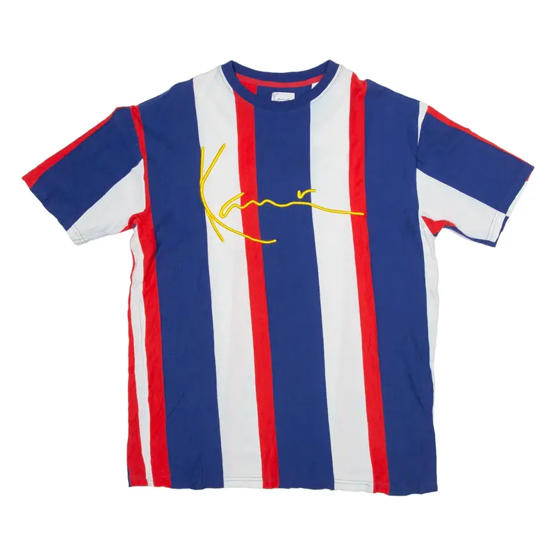 KARL KANI Mens T-Shirt Blue L