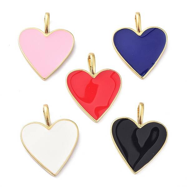Brass Enamel Pendants