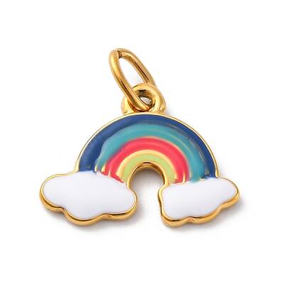 304 Stainless Steel Enamel Pendants