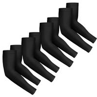 Ice Silk Sleeves, 4 Pairs Sun Protection Ice Arm Sleeves, Comfortable Arm Sleeves for Cycling, Running, Driving, Outdoor Spor...