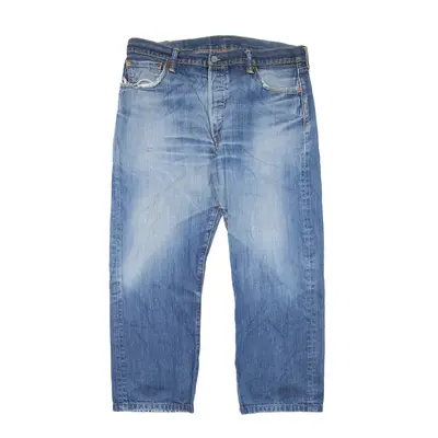 LEVI'S 501 Jeans Blue Denim Regular Straight Mens W36 L25
