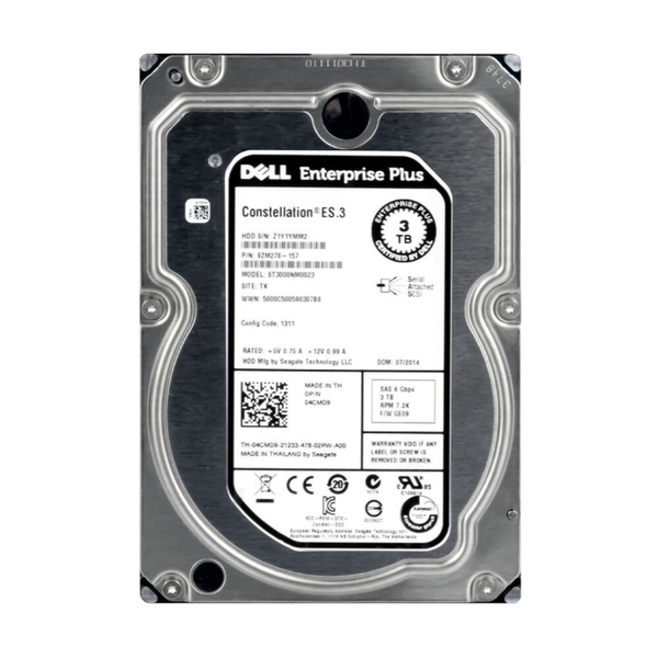 9ZM278-157 Seagate 3TB 6Gb/s SAS 7200 3.5-inch 128MB Hard Drive