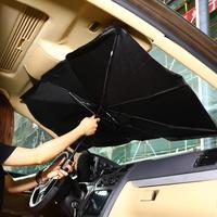 Compact - Fold Anti - UV Windshield Sunshade, Multipurpose Car Front Window Heat Protective Umbrella for Sedan SUVs, Automoti...