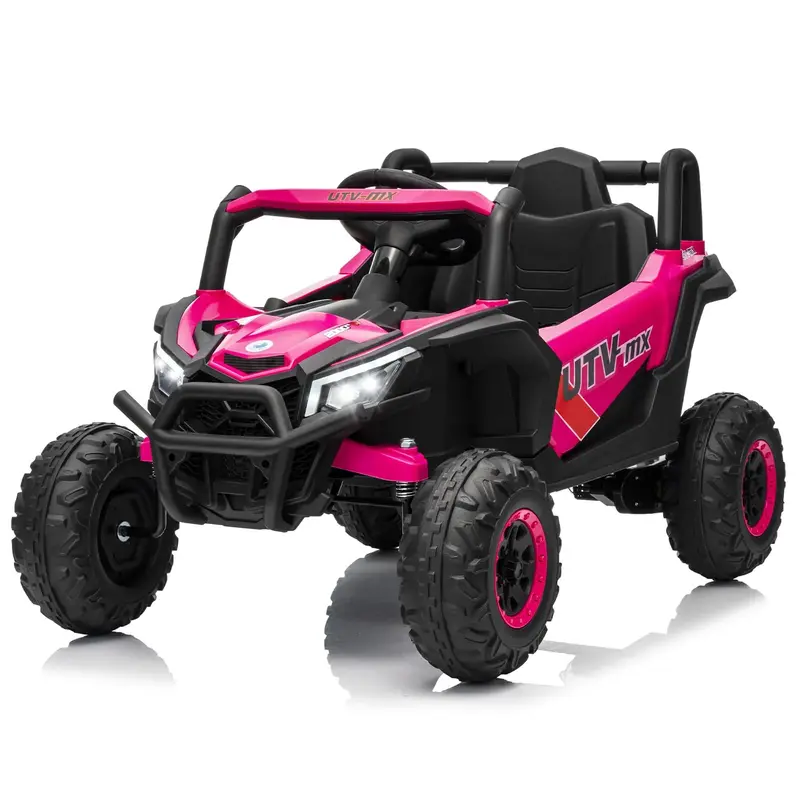 Garvee Ride - P Series: 12V UTV Buggy Electric Ride-on Car for Kids, 4WD/2WD, LED Lights, EVA Tires, Shock Absorbers, Remote ...