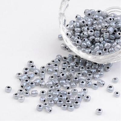 DIY Craft Beads 6/0 Ceylon Round Glass Seed Beads