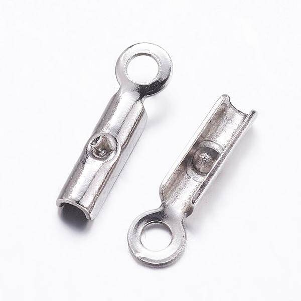 Tarnish Resistant 304 Stainless Steel Folding Crimp Ends