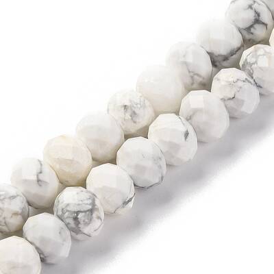 Natural Howlite Beads Strands