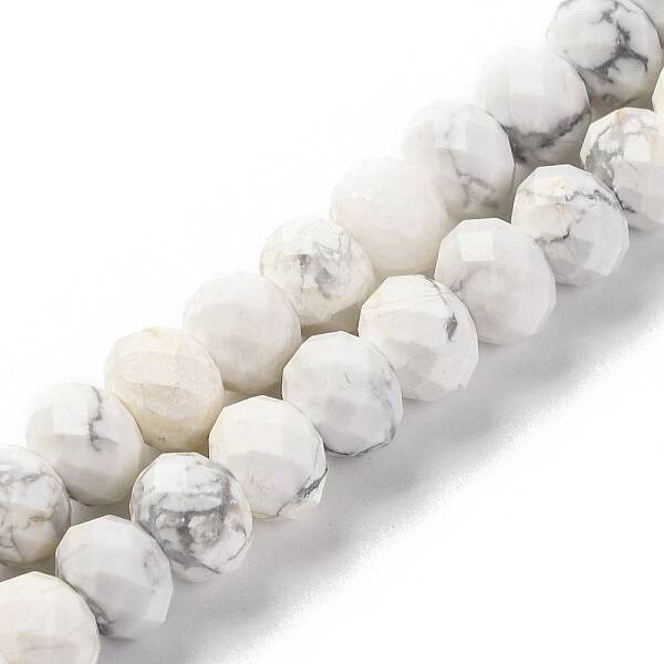Natural Howlite Beads Strands
