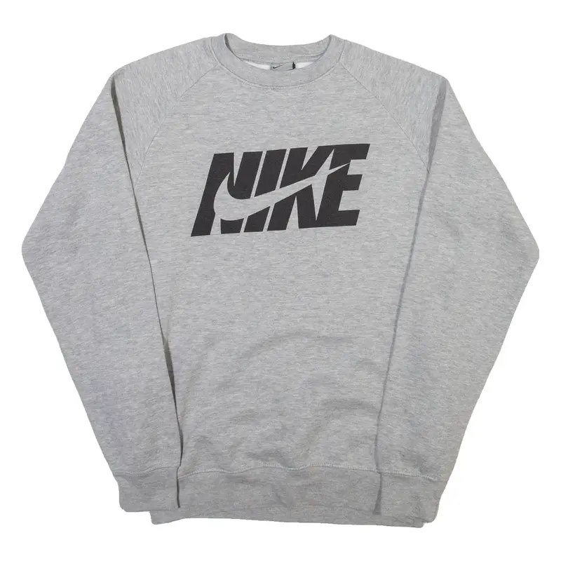 NIKE Mens Sweatshirt Grey Crew Neck L