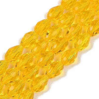 Transparent Glass Beads Strands