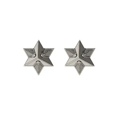 Star Studs Silver | Size: 10 mm