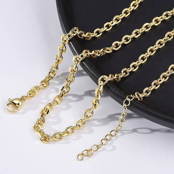 Brass Cable Chain Necklaces for Women