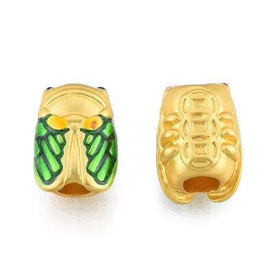 Alloy Enamel European Beads