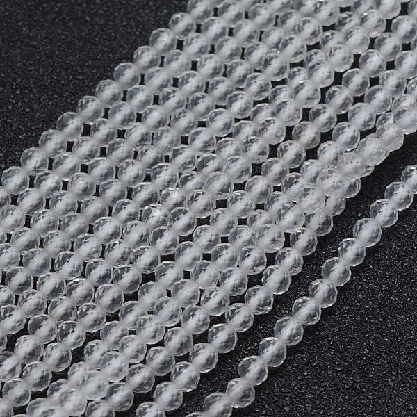 Natural Quartz Crystal Beads Strands