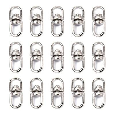 Alloy Double Eye Swivel Clasps