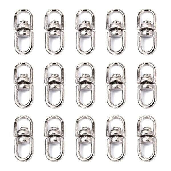 Alloy Double Eye Swivel Clasps