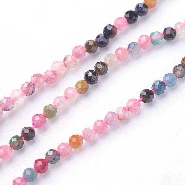 Natural Tourmaline Beads Strands