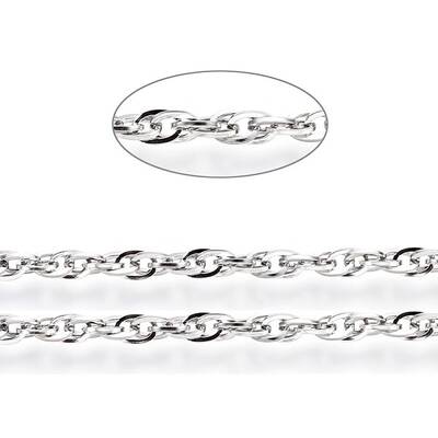 Tarnish Resistant 304 Stainless Steel Rope Chains