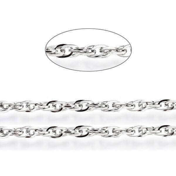 Tarnish Resistant 304 Stainless Steel Rope Chains