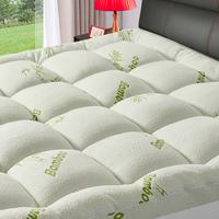 Bamboo Extra Thick Mattress Topper for Back Pain,1000 GSM Quilted Fitted Mattress Pad Pillow Top Mattress Cover with Deep Poc...