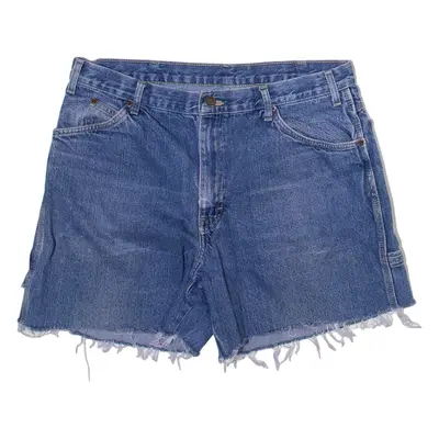 DICKIES Carpenter Mens Denim Shorts Blue M W34