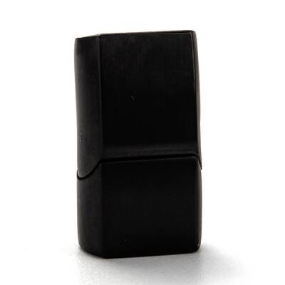 304 Stainless Steel Magnetic Clasps with Glue-in Ends
