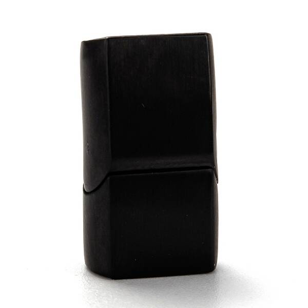 304 Stainless Steel Magnetic Clasps with Glue-in Ends